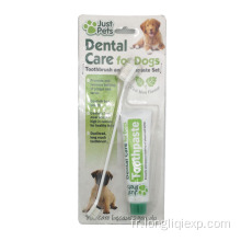 Soins dentaires à saveur de menthe fraîche pour brosse à dents pour chiens